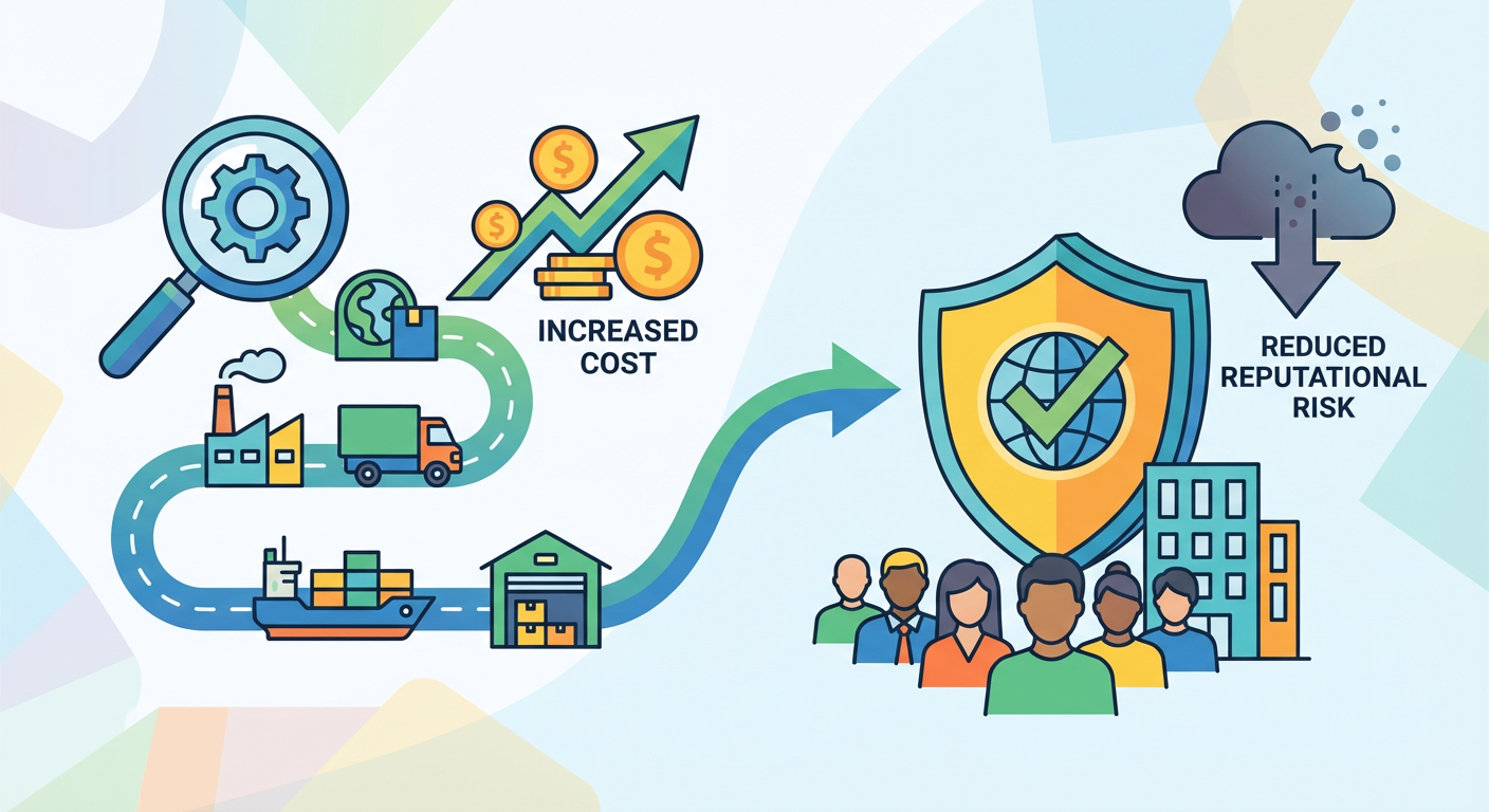 Illustration for What Contrarian strategy Reveals About Supply chain resilience and nearshoring trends